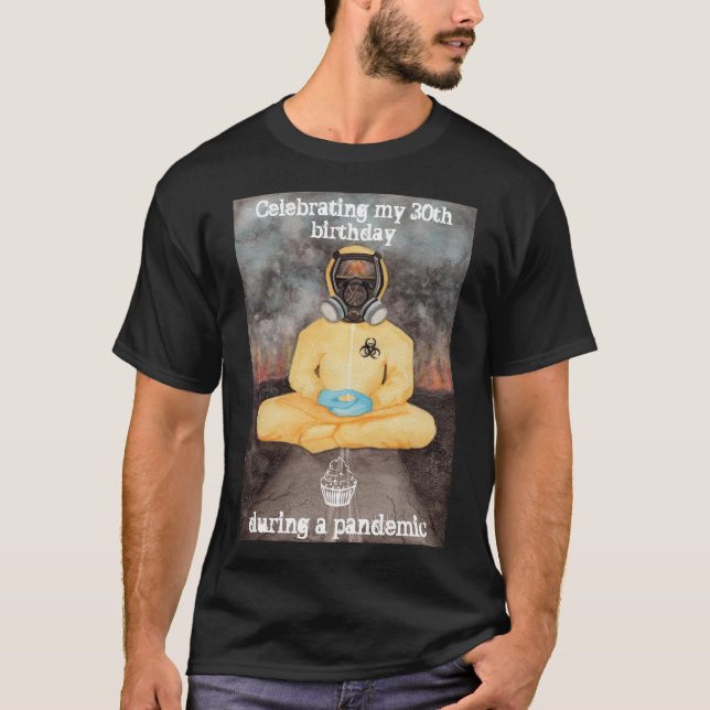 Personlig födelsedag under karantän 2020 t shirt (Framsida)