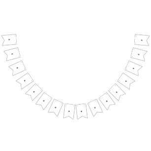 Personlig födelsedags- och festgirlang vimplar