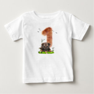 Personlig födelsedagsfest för små flickor och pojk t shirt