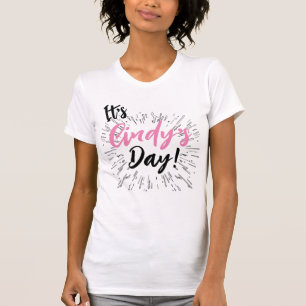 Personlig födelsedagsgratulations T-shirt