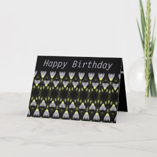 Personlig födelsedagskort kort