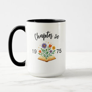 Personlig födelsedagsmugg för mamma 50-årspresent  mugg