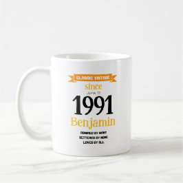 Personlig födelsedagspresent kaffemugg