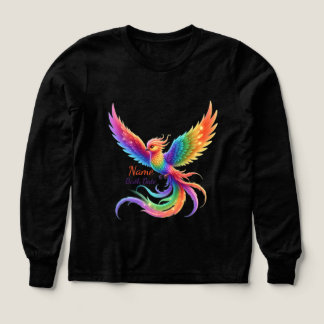 Personlig Födelsedagspresent med Namn och Fenix i  T Shirt