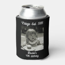 Personlig födelsedagspresent med vintagefoto