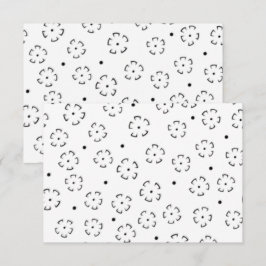 Personlig födelsedagspresentmapp med blommotiv