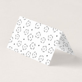 Personlig födelsedagspresentmapp med blommotiv kort