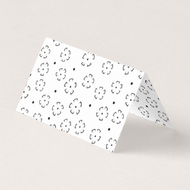 Personlig födelsedagspresentmapp med blommotiv kort (Baksida)