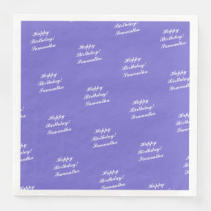 Personlig födelsedagsservett - HAMbyWG Pappersservett