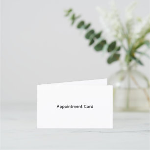 Personlig Folding Affärsmöteskort Tidsbeställning Kort