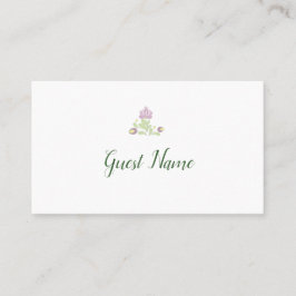 Personlig Folk Floral Bröllopsplatskort Placeringskort