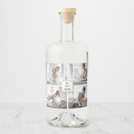 Personlig Food & Drink Labels - Kärlek You Mamma Spritflaskor Etikett