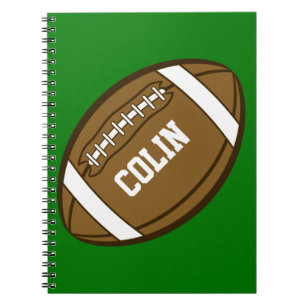 Personlig Football for Boys that kärlek Sports Anteckningsbok
