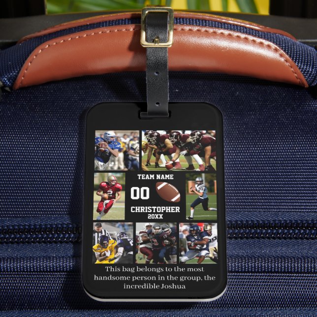 Personlig Football Funy Bagagebricka (Framsida Insitu 2)
