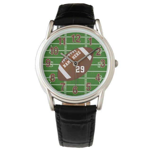 Personlig Football Gift Ideas, Coola Football Armbandsur (Framsida)