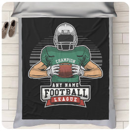 Personlig Football League Player Team Champ Fleecefilt