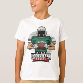 Personlig Football League Player Team Champ T Shirt