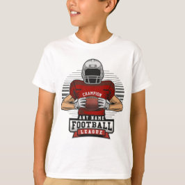 Personlig Football League Player Team Champ T Shirt