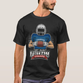 Personlig Football League Player Team Champ T Shirt