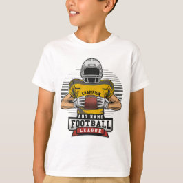 Personlig Football League Player Team Champ T Shirt