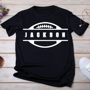Personlig Football Monogram T Shirt