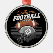 Personlig Football Player Team Number Helmet