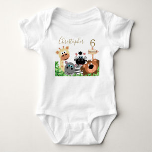 Personlig för ändringsbar månad i Baby T Shirt