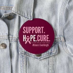 personlig för Anpassningsbar av bröstcancermedvete Knapp