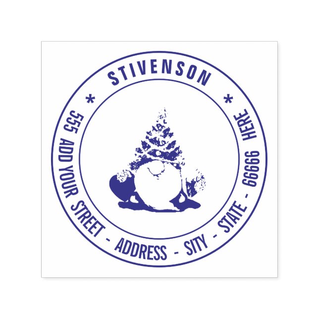 Personlig för Anpassningsbar av egen Returadress Självfärgande Stämpel (Design)