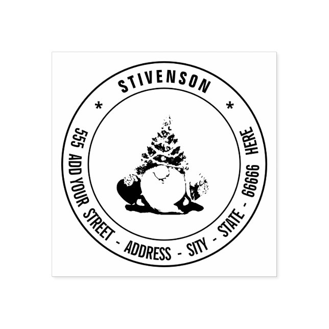 Personlig för Anpassningsbar av egen Returadress Stämpel (Tryck)