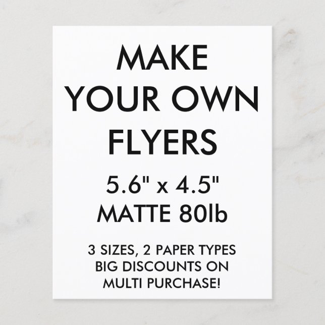 Personlig för anpassningsbar, liten, blank, 5,6-tu flygblad (Framsidan)