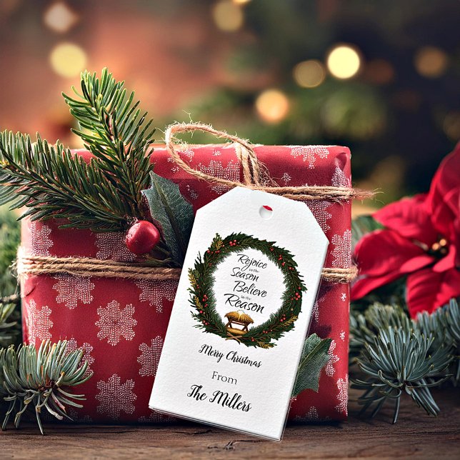 Personlig för att glädjas och tro på kreativitet presentetikett (Skapare uppladdad)