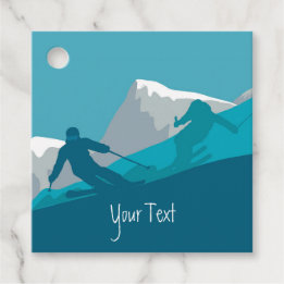 Personlig för att hoppa över Alperna Gåvor Etiketter