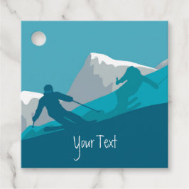 Personlig för att hoppa över Alperna Gåvor Etiketter