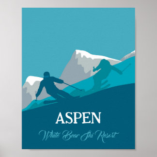 Personlig för att hoppa över Alperna Poster