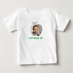 personlig för att skriva ut baby tshirt med äpple t shirt