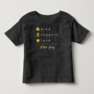 personlig för barncancer namn Småbarn T-Shirt