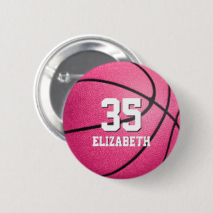 personlig för basketboll för shock rosa knapp