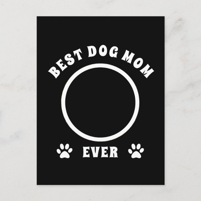 Personlig för bästa Hund Mamma någonsin-Anpassning Vykort (Framsida)