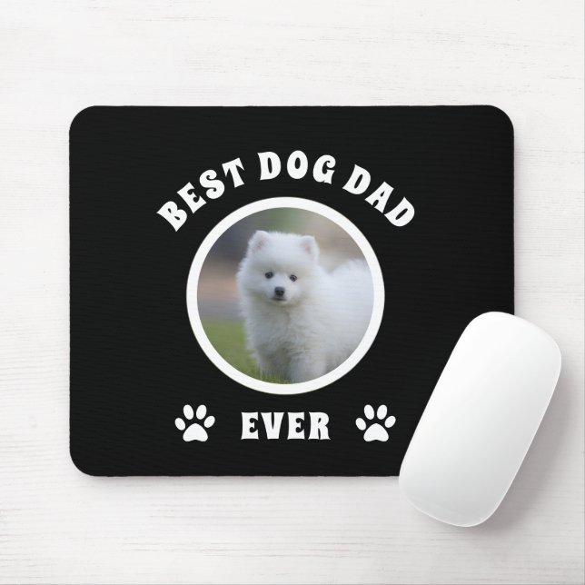 Personlig för bästa Hund Pappa någonsin-Anpassning Musmatta (Med mus)