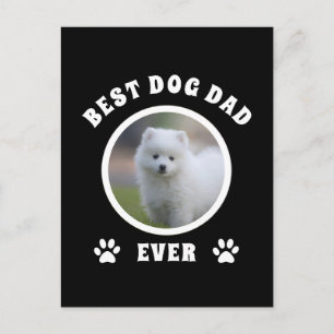 Personlig för bästa Hund Pappa någonsin-Anpassning Vykort