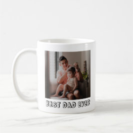 Personlig för bästa Pappa någonsin-Fullt-fotoAnpas Kaffemugg