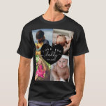Personlig för Best Pappa-fotokollage T Shirt<br><div class="desc">Personlig för Best Pappa-fotokollage</div>