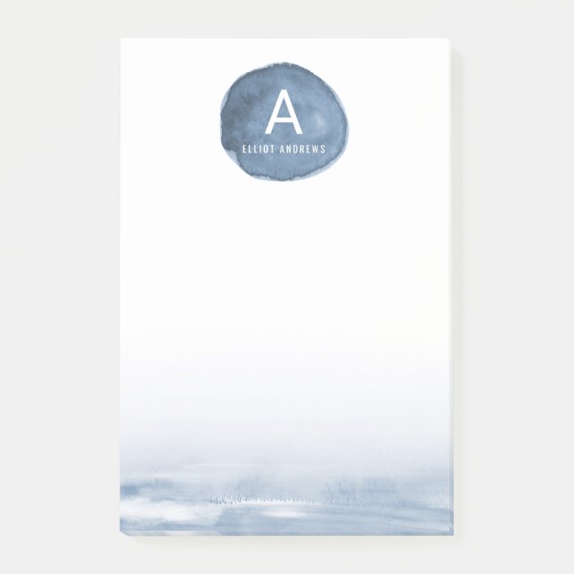 Personlig för blåttvattenfläck | post-it block (Framsida)