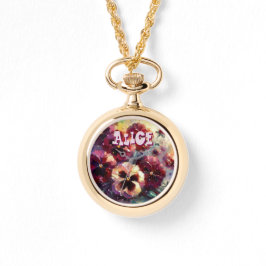 Personlig för Blommigt av den intressionistiska ma Armbandsur