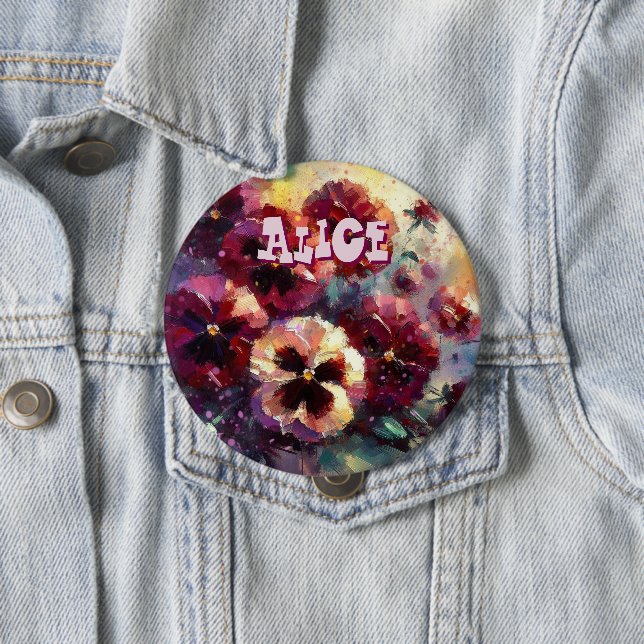 Personlig för Blommigt av den intressionistiska ma Knapp (In Situ)