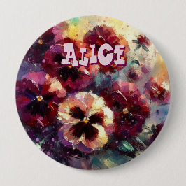 Personlig för Blommigt av den intressionistiska ma Knapp