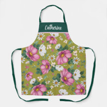personlig för blommigt med vår Apron