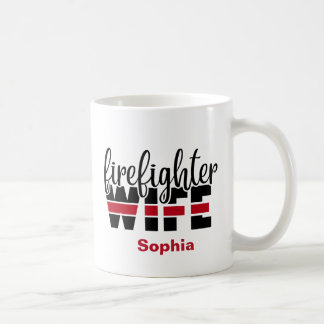 Personlig för brandsläckare, Thin Red Line Kaffemugg