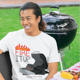 Personlig för brandsläckning och stödraster t shirt